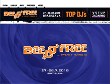 Tablet Screenshot of beefree.sk